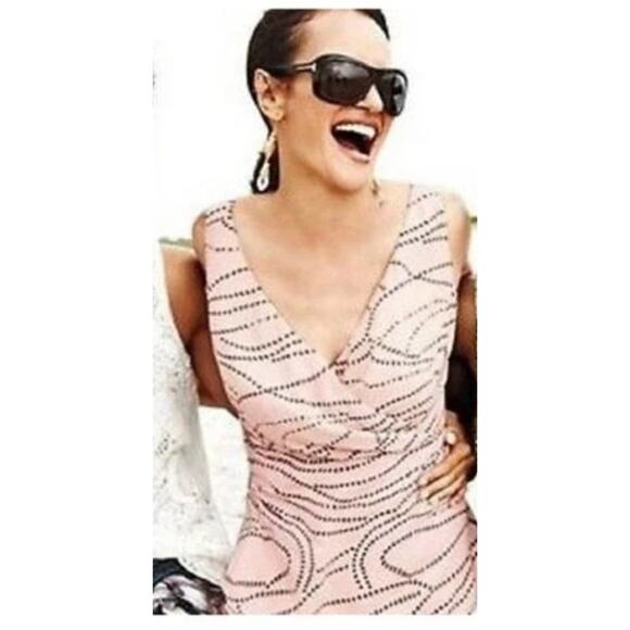 SALE Cabi #273 Sophia Pink Faux Wrap Tank Top Size 0 - Picture 7 of 7